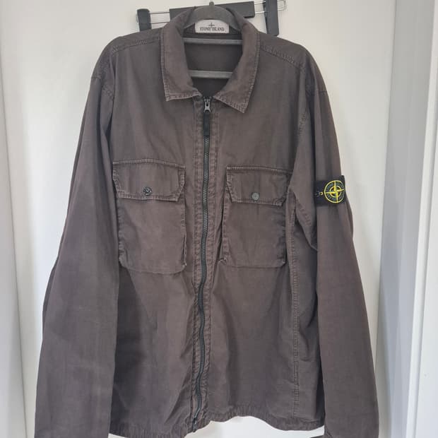 스톤 자켓 xxl 브라운