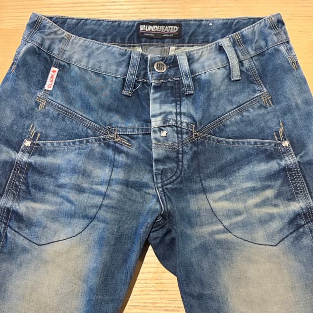 언디핏 데님 빈티지 청바지 28