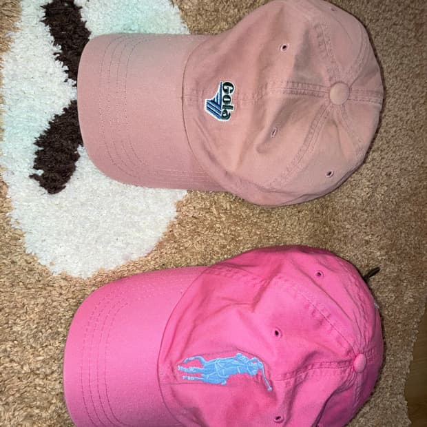 폴로/골라 핑크 볼캡