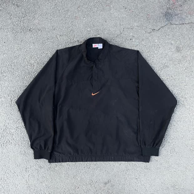 90s 나이키 미드 스우시 올드스쿨 아노락 바람막이 웜업 아노락 XL