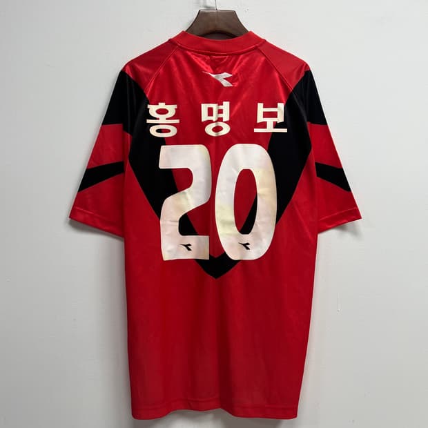 02-03 포항스틸러스 홍명보 마킹 홈 유니폼