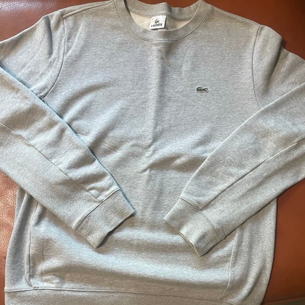 라코스테 맨투맨 그레이4