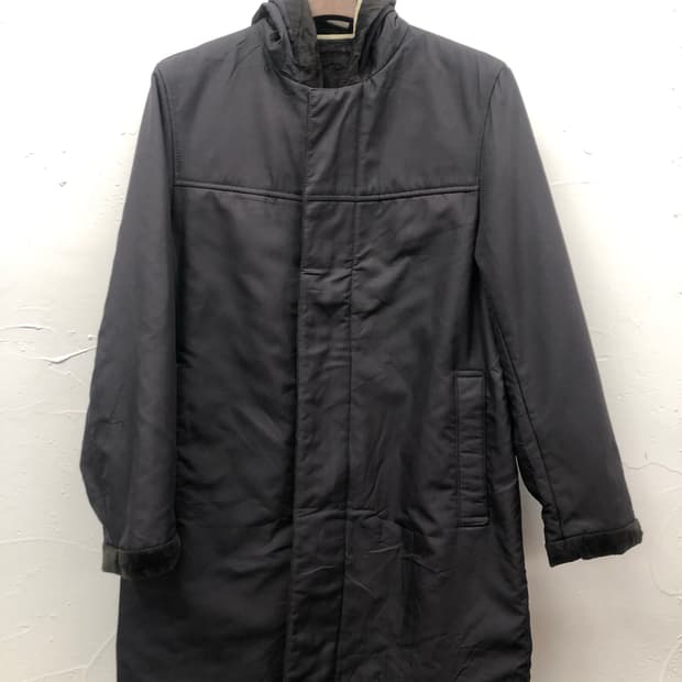 준맨 시어링 후드 코트