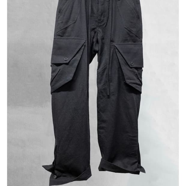 블랙멀 blackmerle cargo pants black