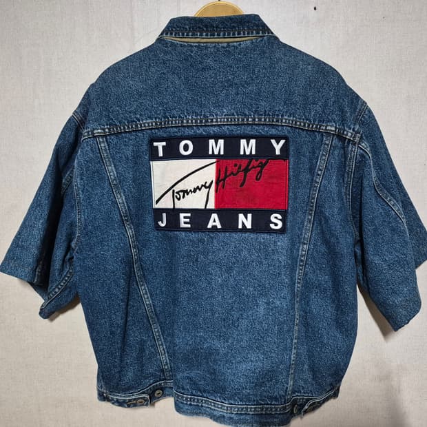 타미휘거 오버핏 데님반팔 (L)