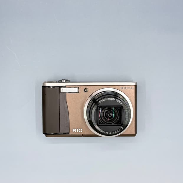 (필카감성) 리코 R10 브라운투톤 디카 캠코더 빈티지  //캐논 니콘