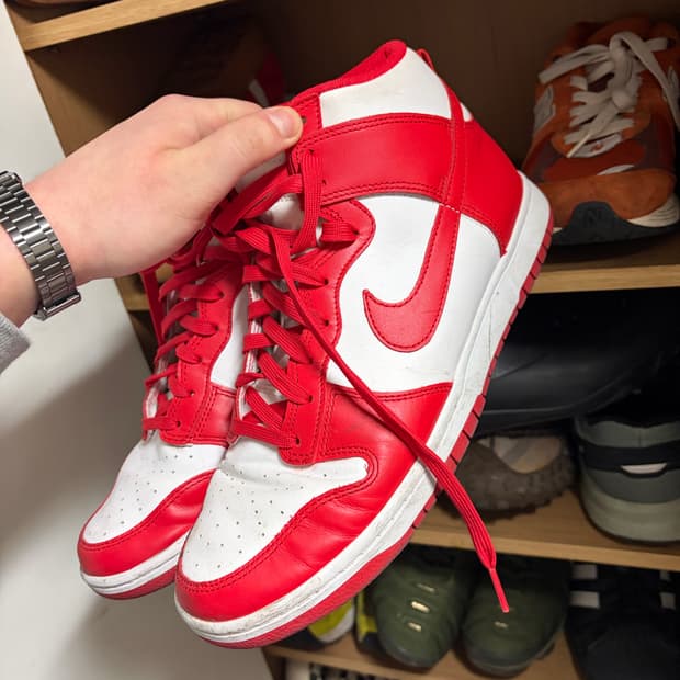 나이키 덩크 하이 레드 280