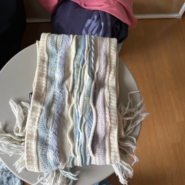 파스텔톤 머플러