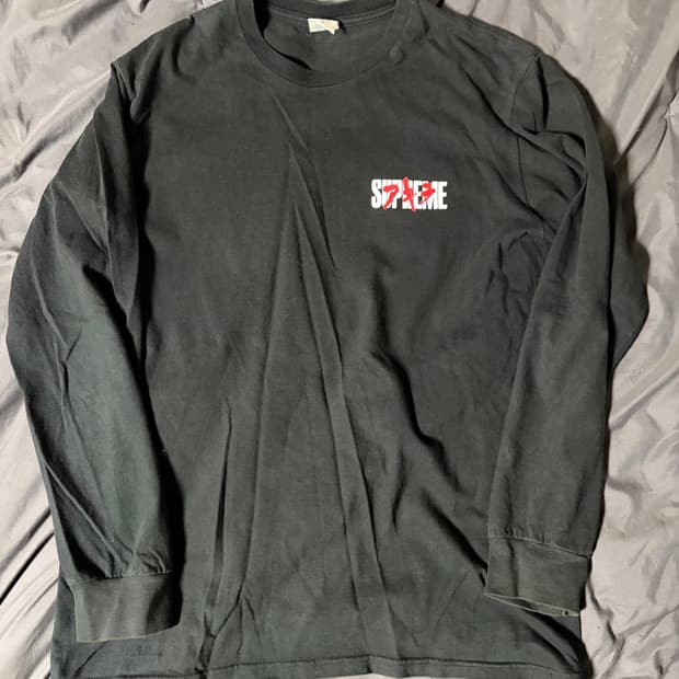 슈프림 아키라 네오도쿄 롱슬리브 블랙 M