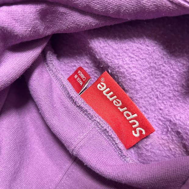 Supreme Box Logo Hoodie (Purple / Made i