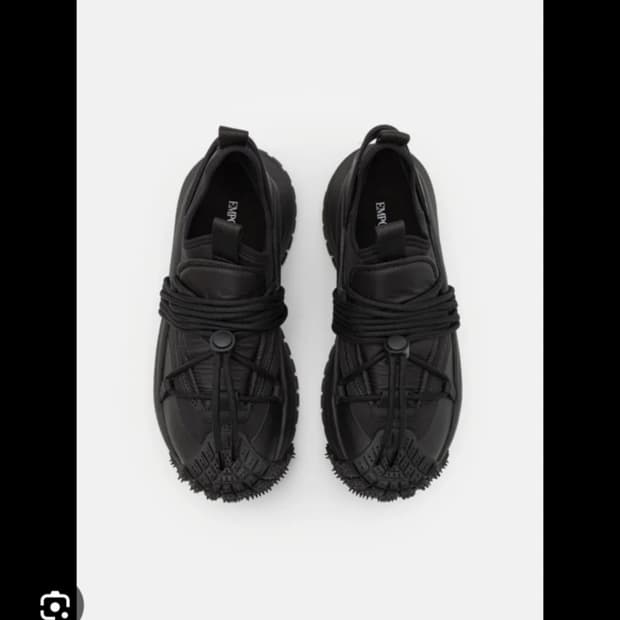 [엠포리오 아르마니] 텍티컬 레이스업 스니커즈 / 265-270