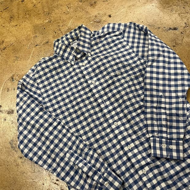 [정품/M] 브룩스 브라더스 체크 셔츠 남방 b16