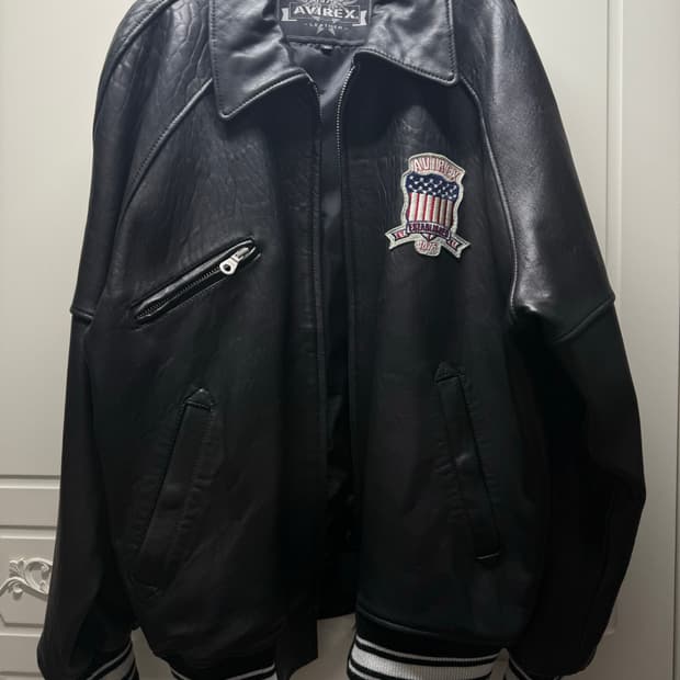 아비렉스 아이콘 자켓 블랙 XL