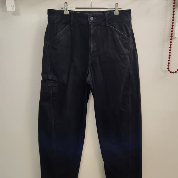 르메르 트위스티드 데님 팬츠 블랙