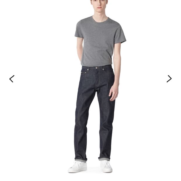 Apc 진스탠다드 생지 데님 29 새상품