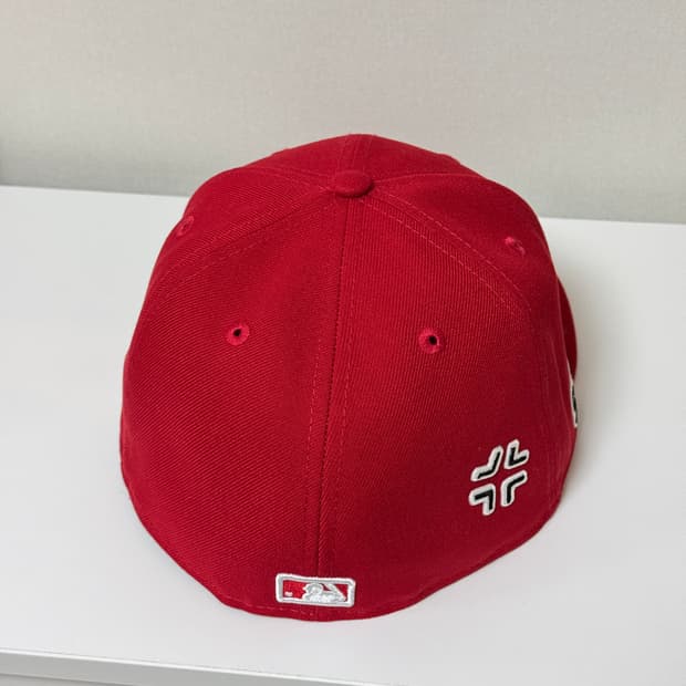 MLB 뉴욕 양키스 베이직 피티드캡 스칼렛