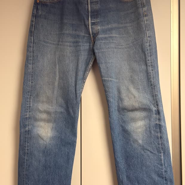 리바이스 501xx 00's 연청 데님팬츠