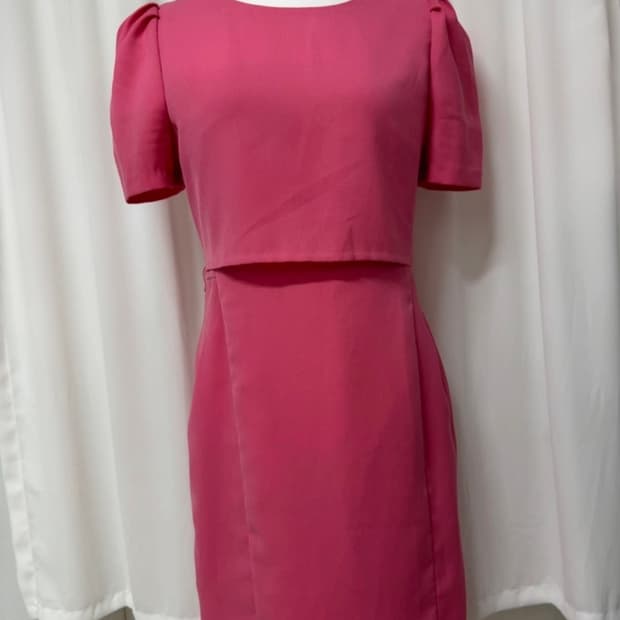 Roem 로엠 핑크 미니 원피스