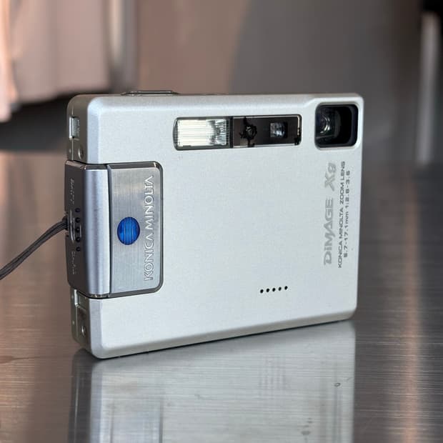 New배터리/날짜표시)미놀타 디미지 xg 실버 빈티지 디카