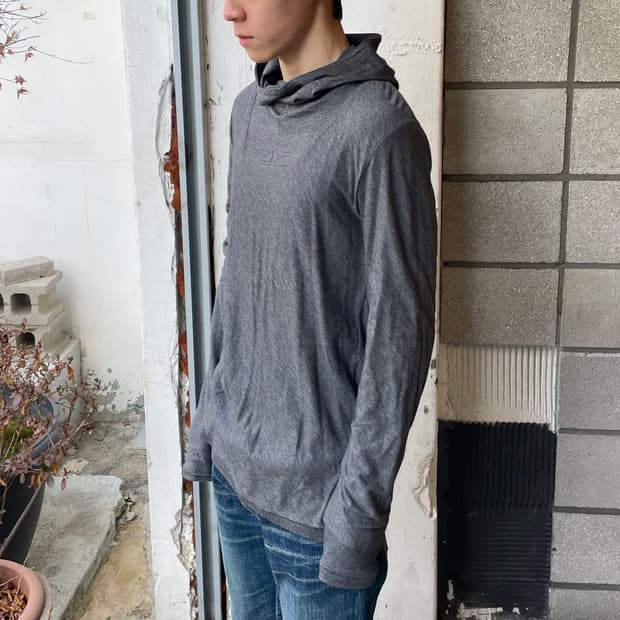 크리스반아쉐 레이어드 니트 후디