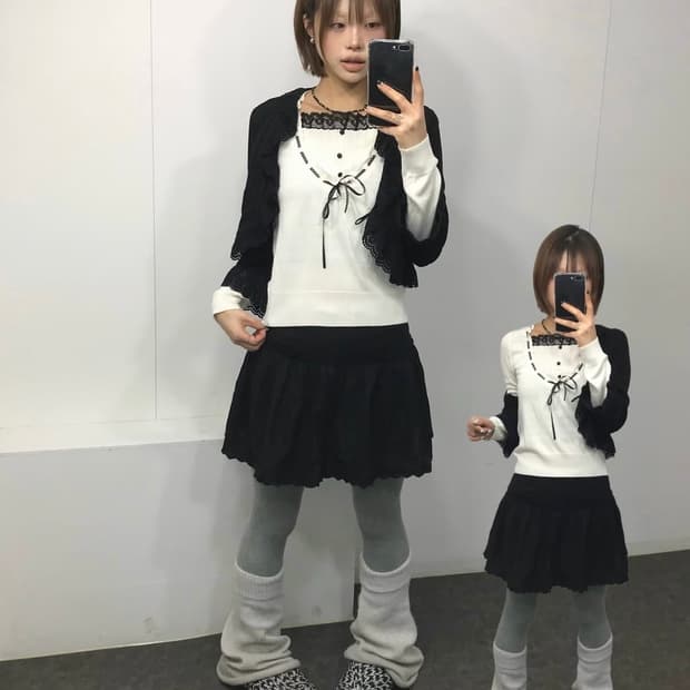 𖤐블랙 모리걸 Set 𖤐 