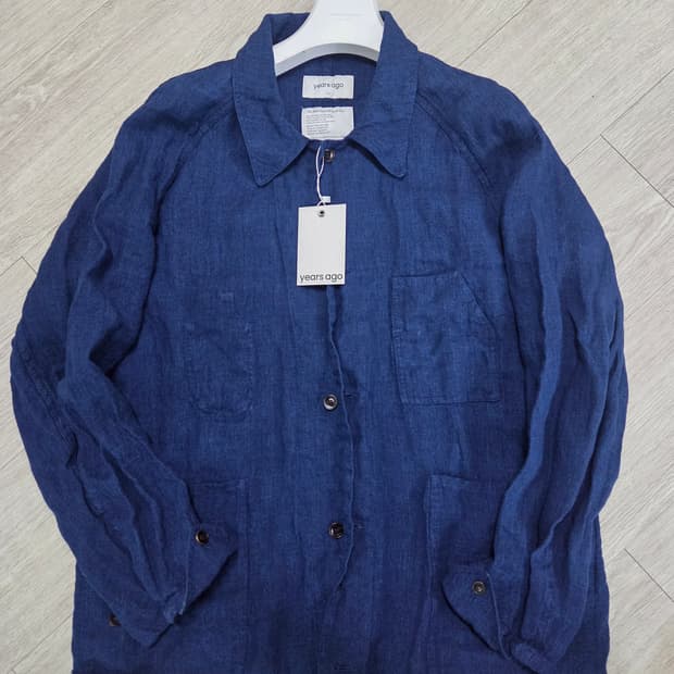 이얼즈어고 체어맨 프렌치블루린넨자켓 L