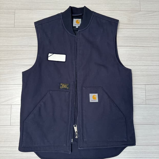 칼하트 WIP 베스트 WTAPS 콜라보 네이비