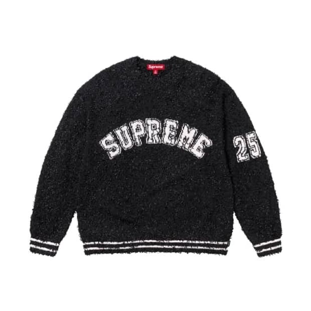 Supreme 슈프림 텍스쳐드 아크 스웨터니트 블랙