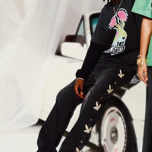 homme femme x playboy pants