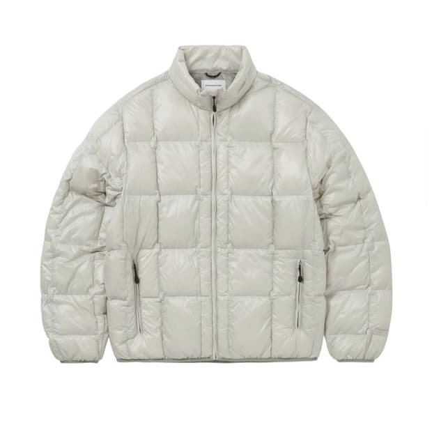 퍼텍스 라이트 다운 자켓 스톤컬러 경량패딩 S
