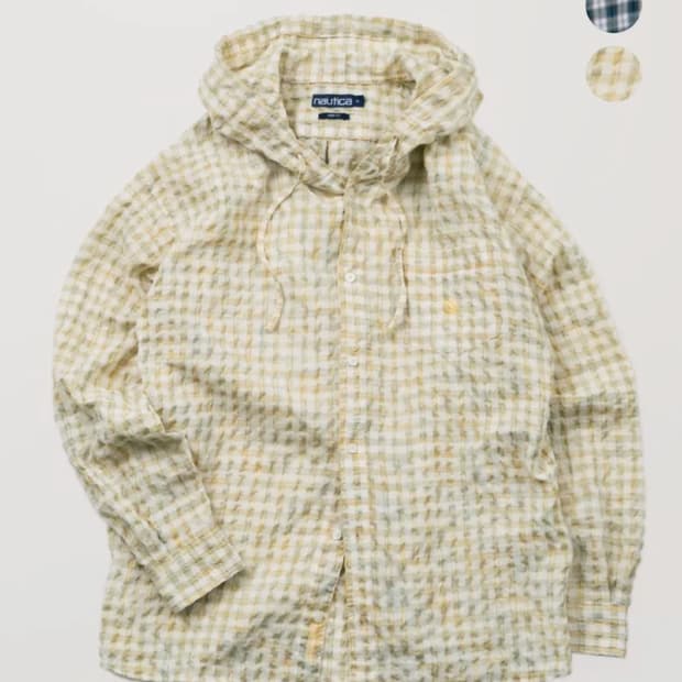 노티카 오버핏 후드 셔츠