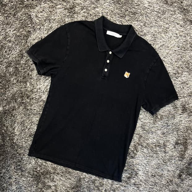 메종키츠네 남성 카라 반팔 티셔츠 (XXL)