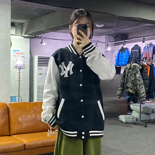 마제스틱 뉴욕 양키스 코튼 스타디움자켓 B2828