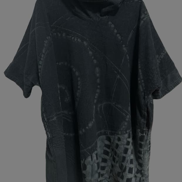 빈티지 말라이카 하이넥 반팔 원피스