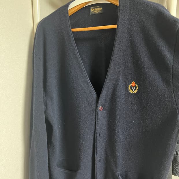 헤리티지 플로스 가디건 - Navy