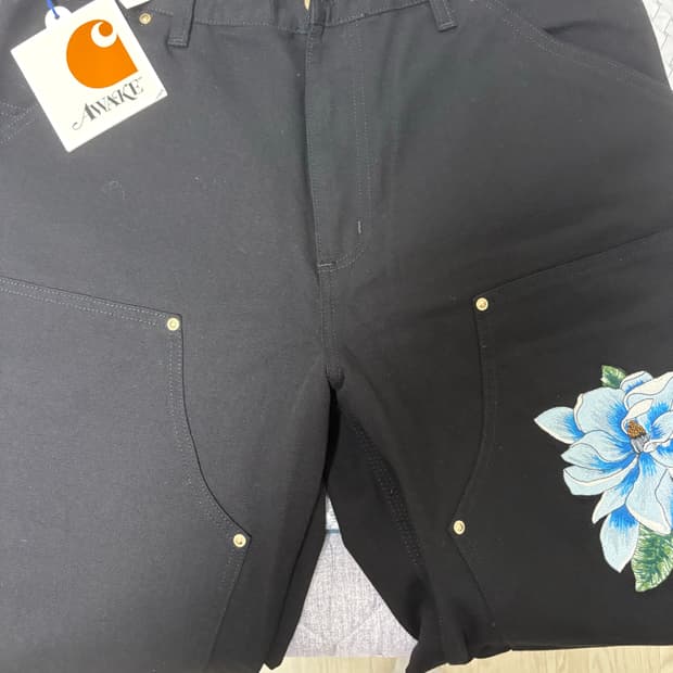 칼하트x어웨이크 더블니 팬츠 M
