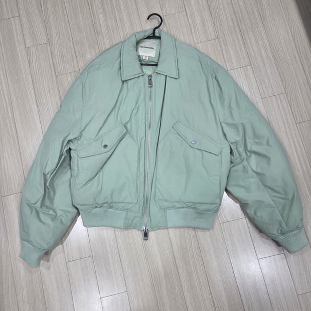 자라 나누시카 패디드 봄버 L사이즈 그린