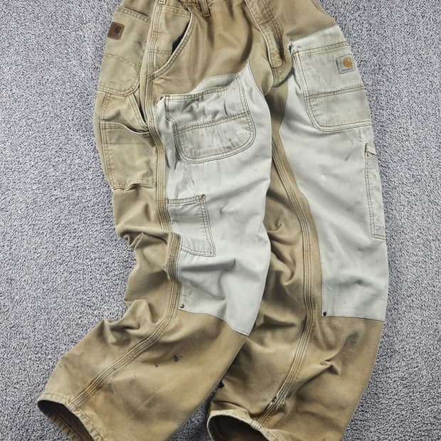 칼하트 밴딩 더블니 커스텀 카펜터 워크 팬츠 (38X34) / 10613