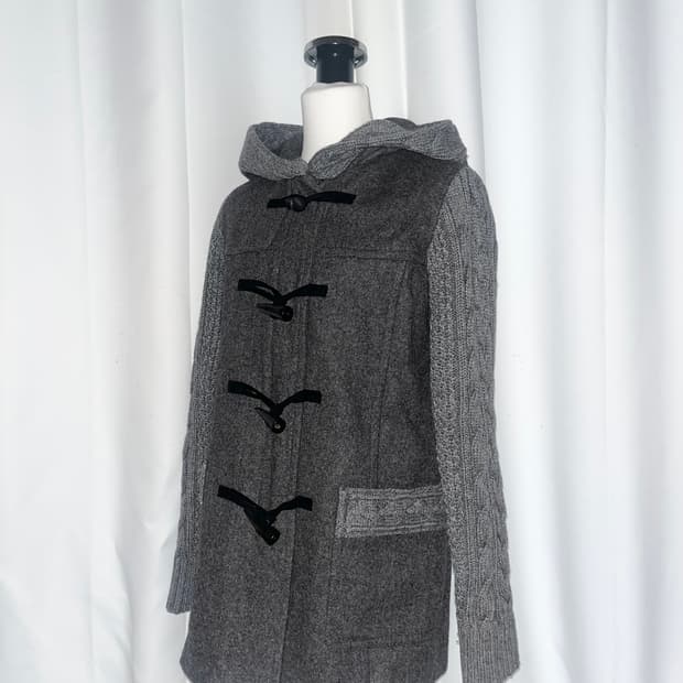 레이어룸 꽈배기 코트