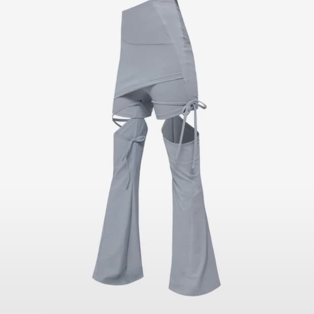 오호스 디테쳐블 스트랩 스커트