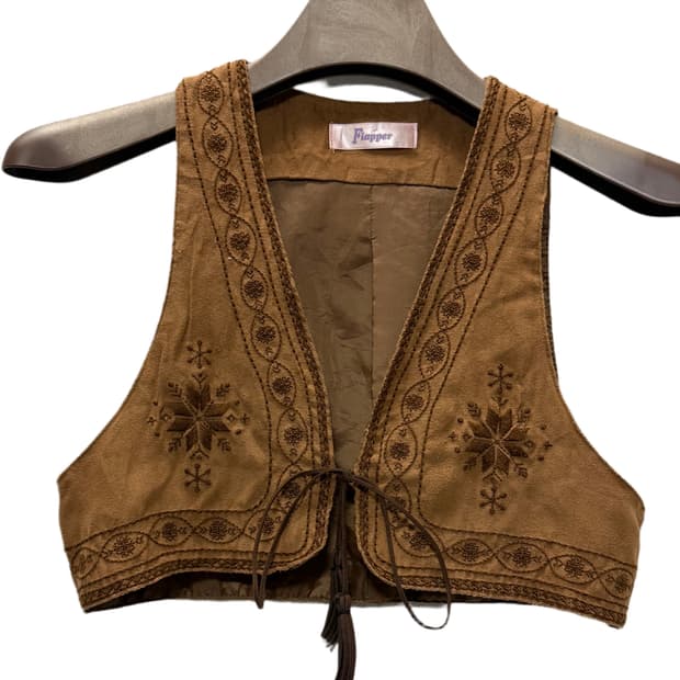Fiapper bohemian crop vest