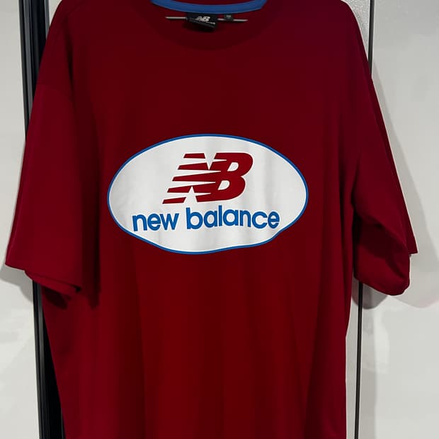 뉴발란스 로고 반팔 티셔츠 L
