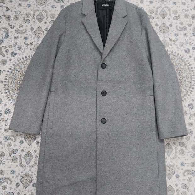 인사일런스 캐시미어 울 블랜드 체스터필드 코트 S (크게나옴)