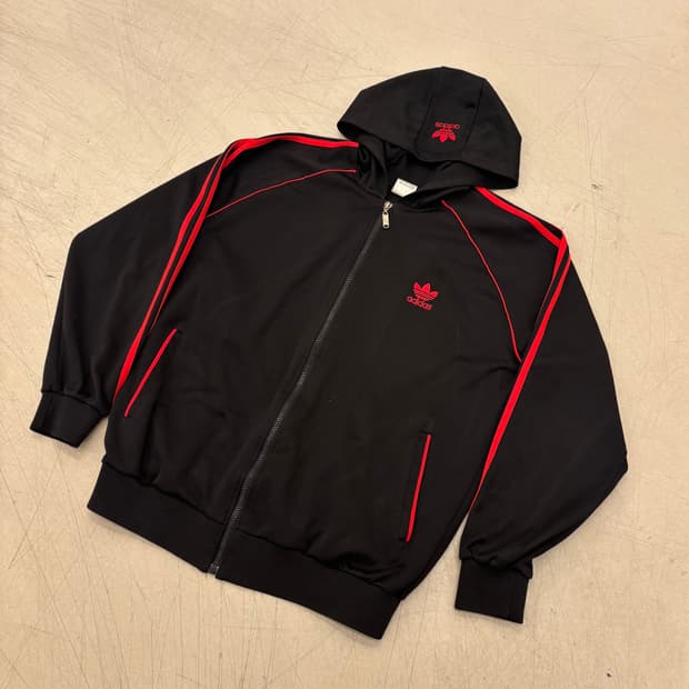 아디다스 올드스쿨 빅로고 후드 져지