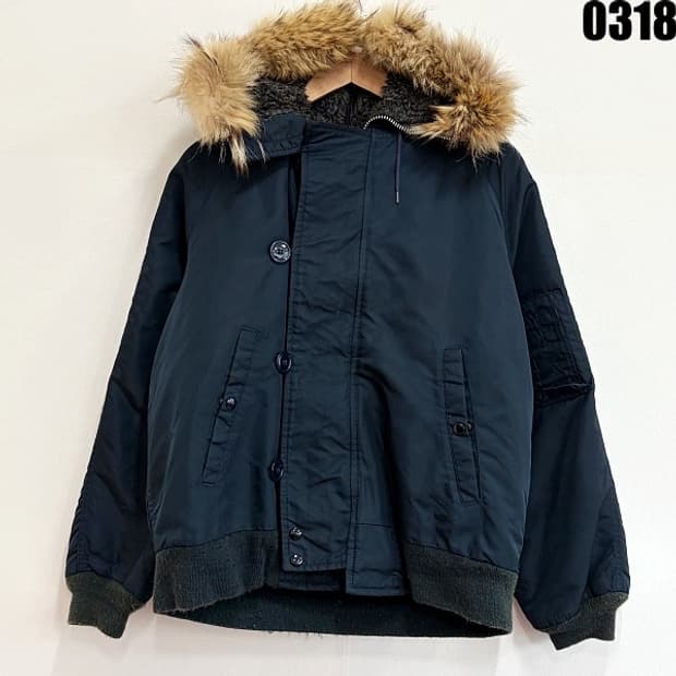 U.S. 밀리터리 N-2B 타입 퍼 후드 패딩 자켓