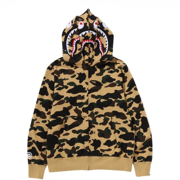 BAPE 1st Camo Shark Full Zip Double Hood