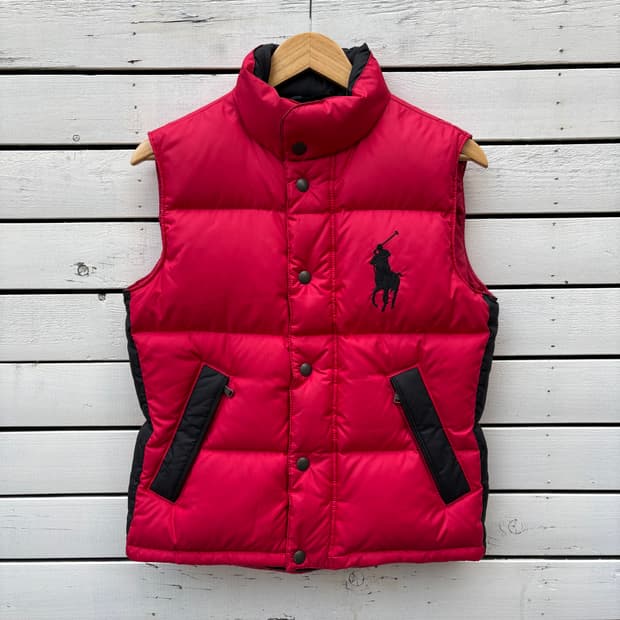 Polo 폴로 빅포니 패딩 조끼