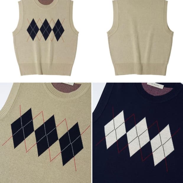 시야쥬 니트 베스트 (태연 착용)