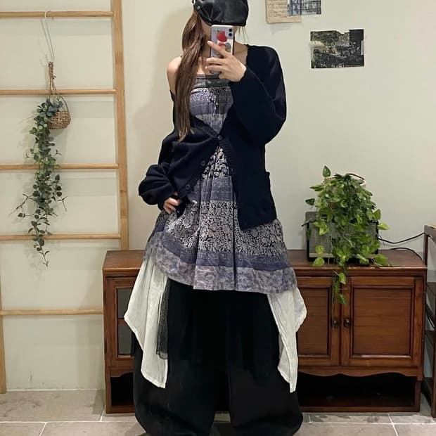 도쿄모리 네이비코디 빈티지 코디 판매합니다!! 무채색