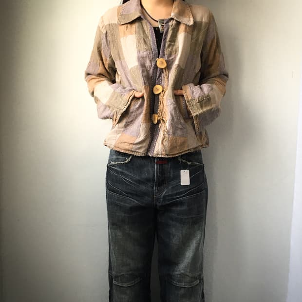 Ethnic mood stitch point jacket